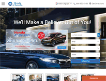 Tablet Screenshot of hondaofkenosha.com